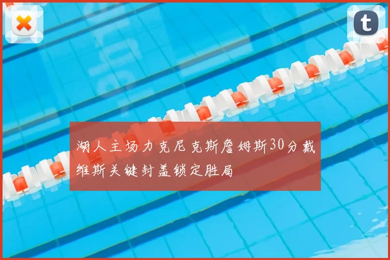 湖人主场力克尼克斯詹姆斯30分戴维斯关键封盖锁定胜局