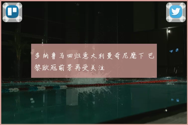 多纳鲁马回归意大利曼奇尼麾下 巴黎欧冠前景再受关注